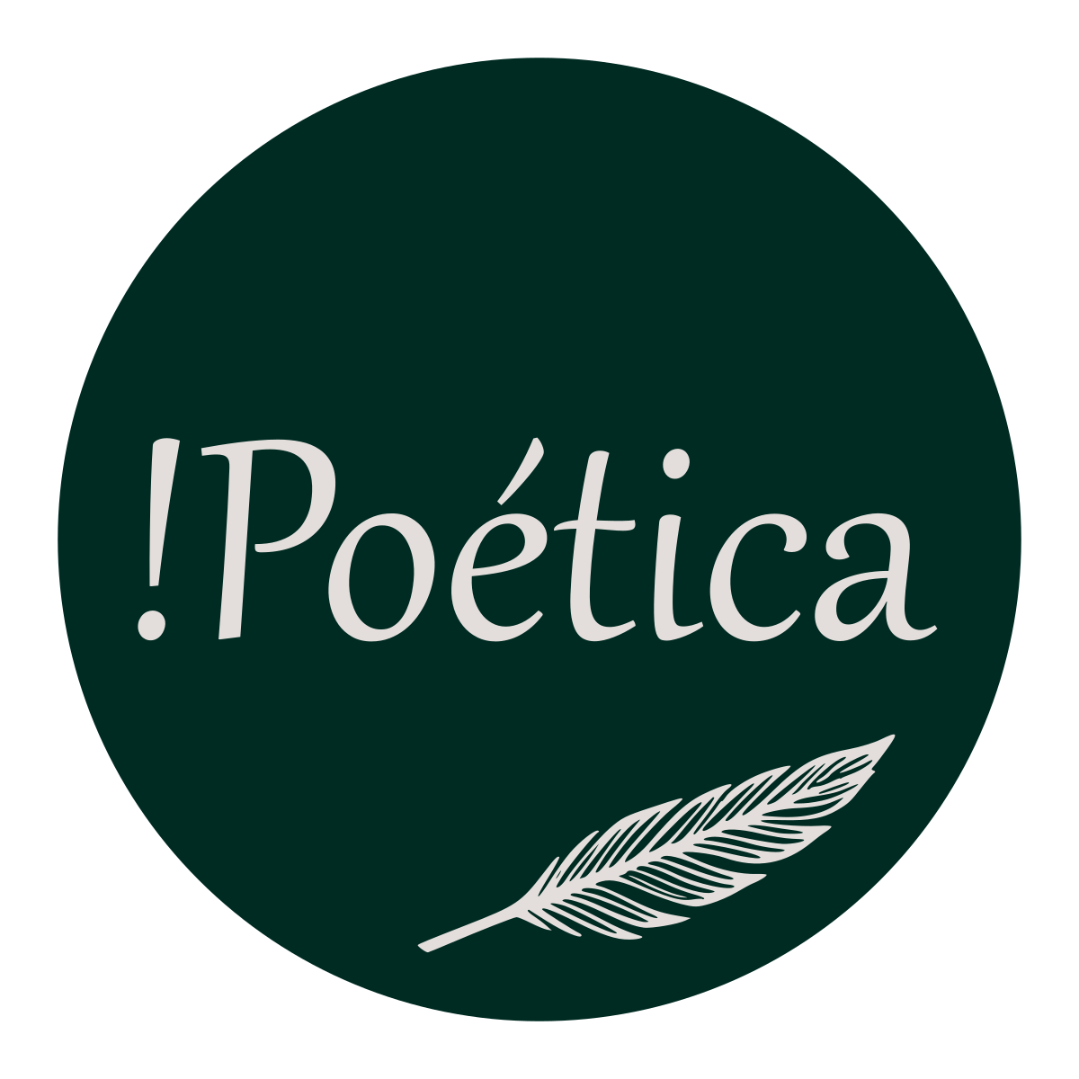 Logo do Selo !Poética da Provérbio Editora